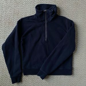 The Group by Babaton crop half zip sweater